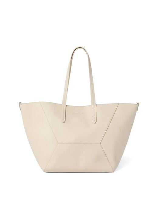 Brunello Cucinelli Natural Leather Shopping Bag