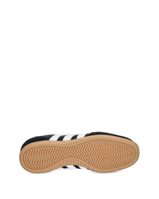 Adidas Black Barreda Mary Jane Cross-Strap Ballet Flats
