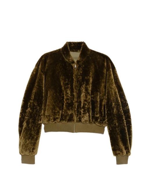 Arma Green Azra Zip-Up Jacket