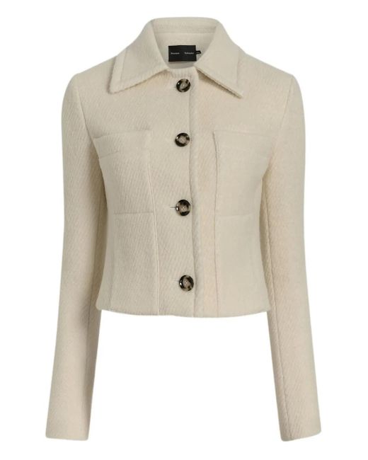 Proenza Schouler Natural Kinsley Buttoned Jacket
