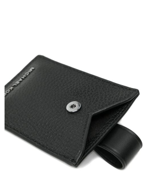 Michael Kors Black Hudson Card Case for men