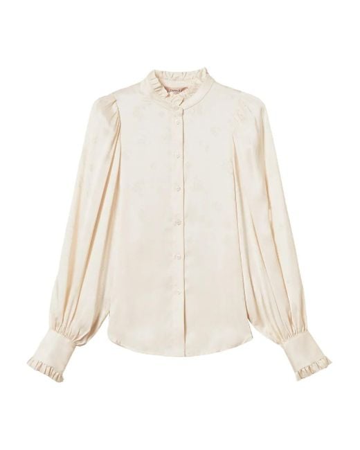 Camicia Con Ruches di Twinset in White