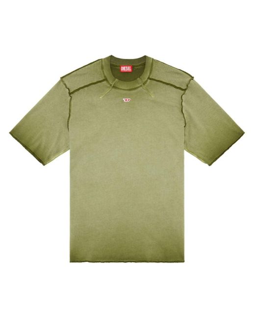 Camiseta T-Erie de tejido jersey DIESEL de hombre de color Green