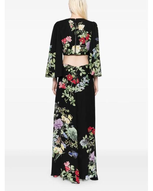 Alice + Olivia Black Georgiana Dress