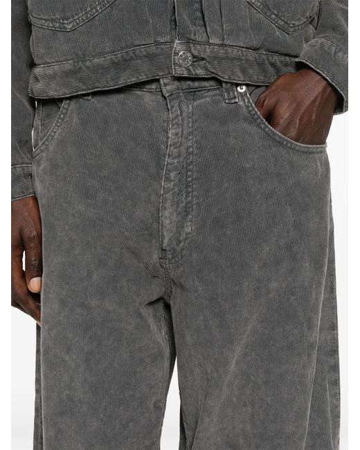 sunflower Gray Wide-Leg Trousers for men
