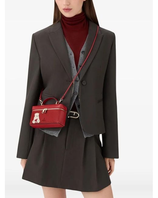 Furla Black Camelia Mini Bag