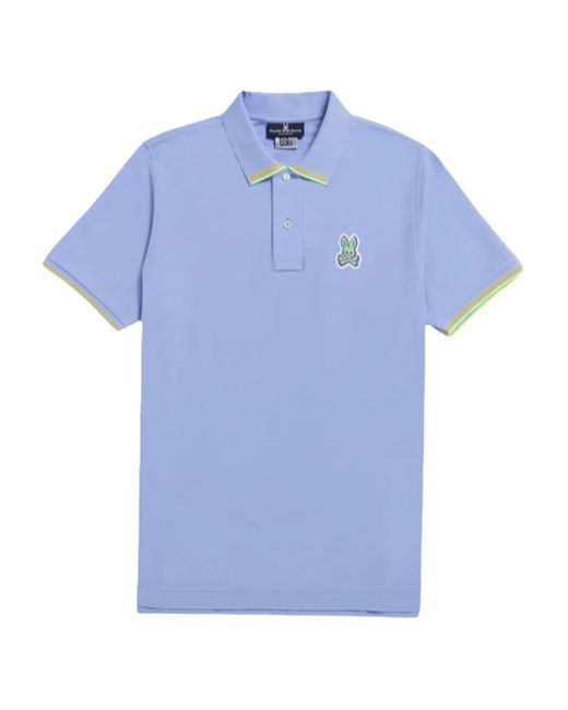 Psycho Bunny Blue Noah Polo Shirt for men