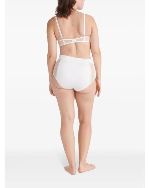 Eres White Exalte High-Waisted Briefs