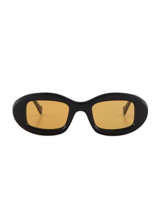 Retrosuperfuture Natural Oval-Frame Sunglasses