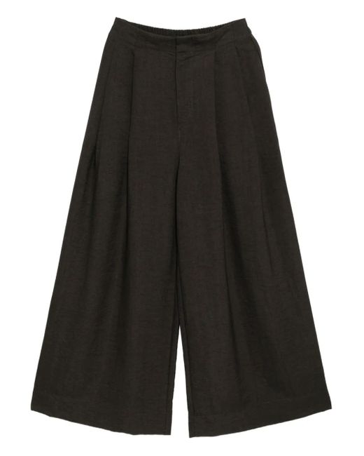 Bambah Black Pleated Pants