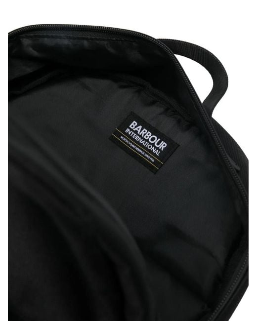 Barbour Black Knockhill Backpack for men