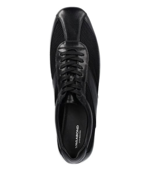Vagabond Black Hillary Leather Sneakers