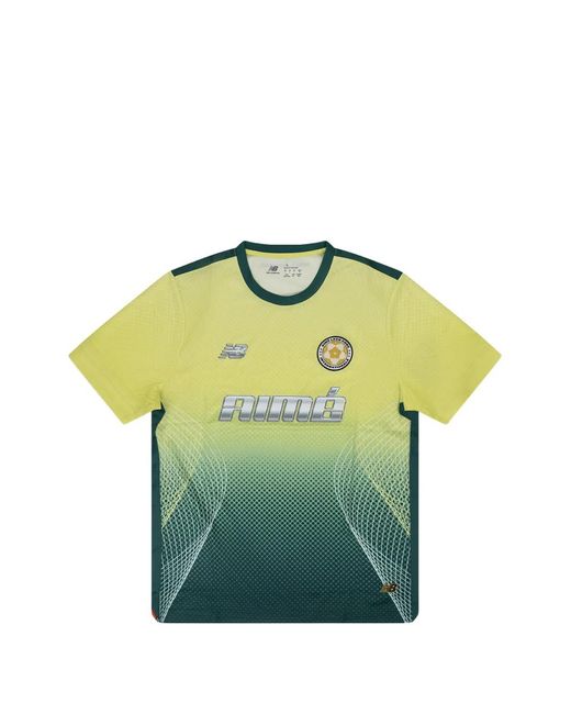 Aimé Leon Dore Green Gradient-Print Mesh T-Shirt for men