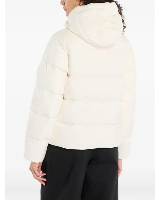 Tommy Hilfiger White Quilted Padded Jacket
