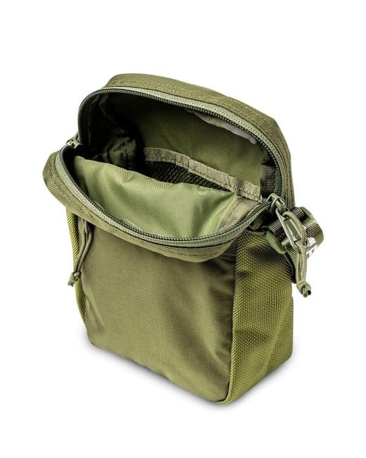 Supreme Green Logo-Print Shoulder Bag