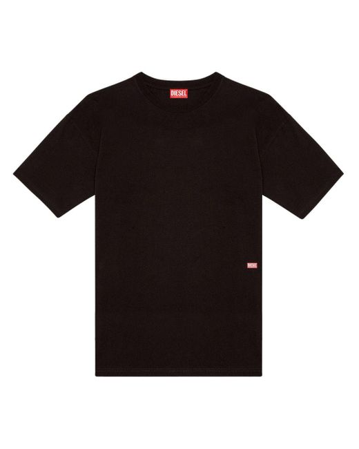メンズ DIESEL T-boxt-n11 グラフィック Tシャツ Black