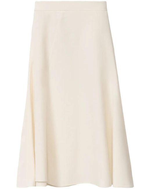 Fabiana Filippi Natural A-Line Midi-Skirt