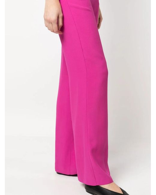 FEDERICA TOSI Pink Straight-Leg Trousers