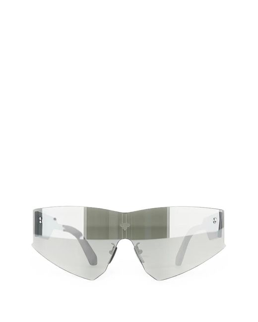 Facehide Gray Vertigo Geometric-Frame Sunglasses