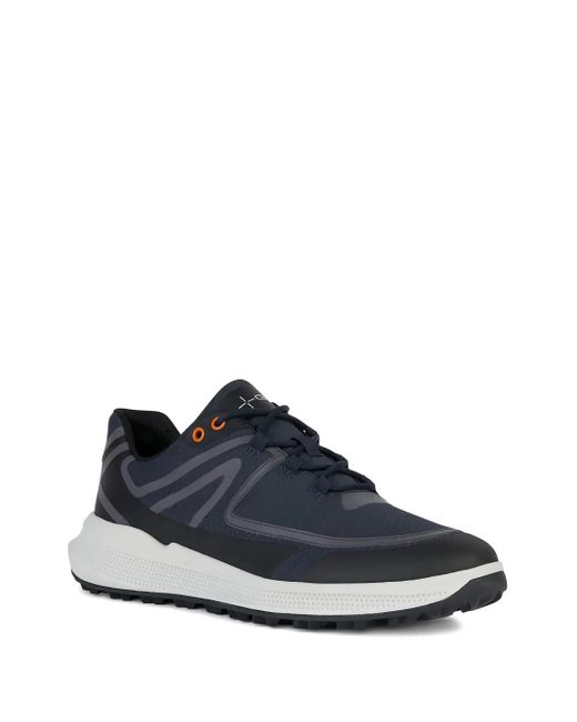 Geox Blue Pg1X Mesh-Panel Sneakers for men