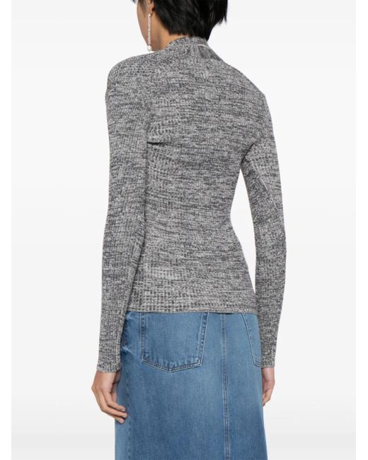 Isabel Marant Black Zoria Knitted Top