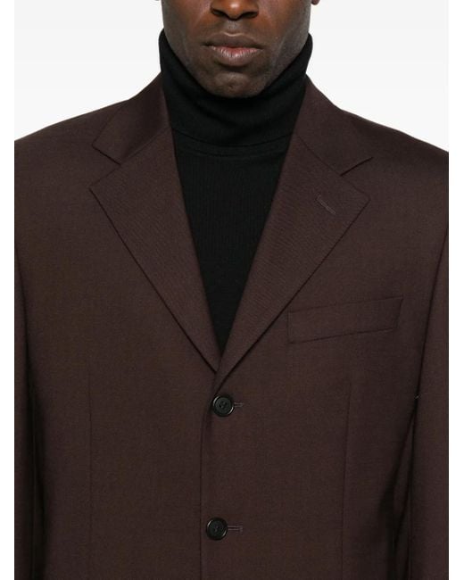 Giacca Con Revers A Lancia E Tre Bottoni di sunflower in Black da Uomo