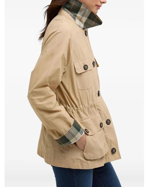 Barbour Natural Logo-Embroidered Jacket