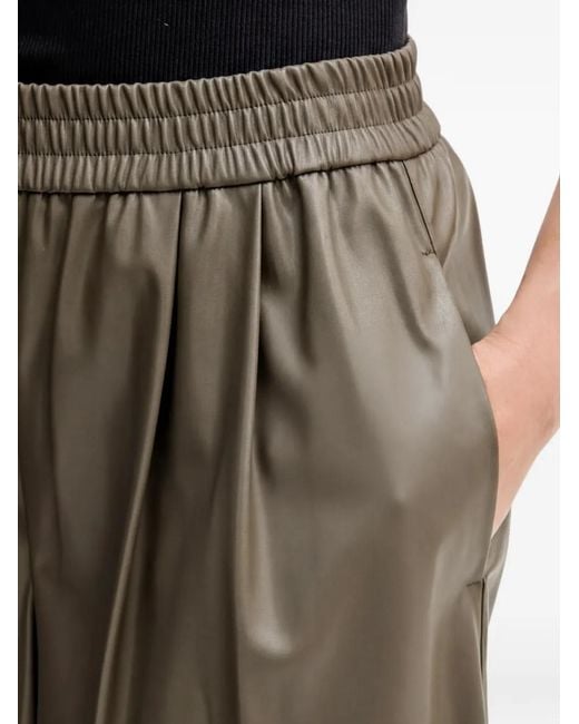 Benetton Broek Met Elastische Taille in het Brown