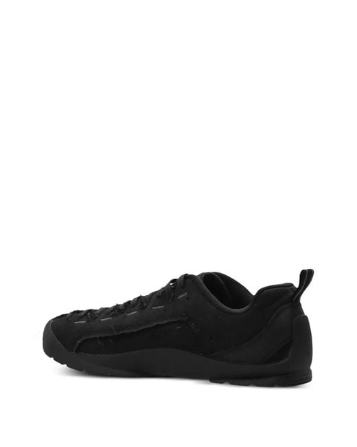 Keen Black Canvas Lace-Up Sneakers for men