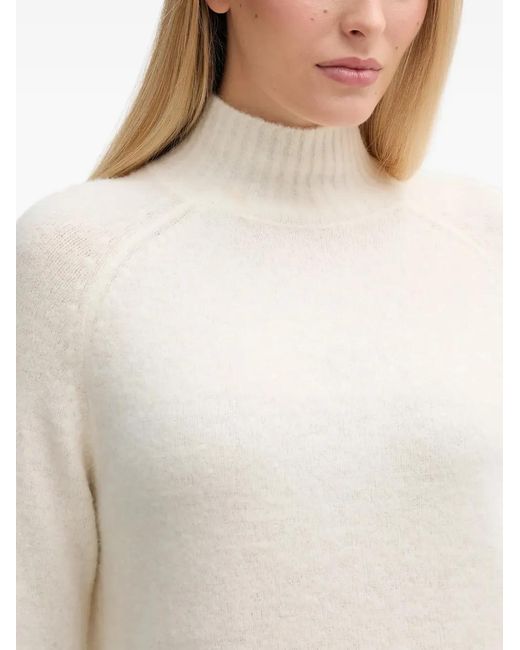 GAUDI White High-Neck Sweater
