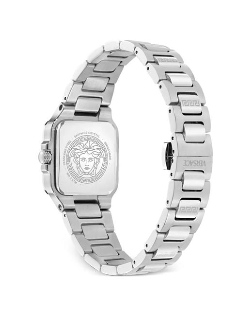 Versace Blue Greca Edge 30Mm Watch