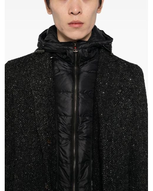 KIRED Black Jaya Single-Breasted Coat for men