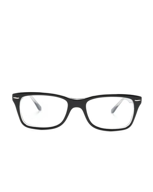 Gafas Con Montura Rectangular Ray-Ban de color Black