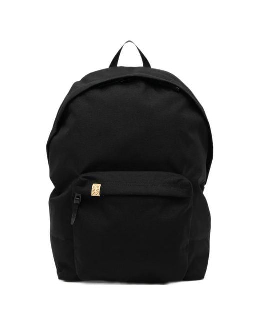 Visvim Black Logo-Patch Backpack for men