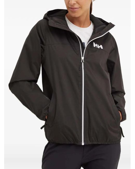 Helly Hansen Black Belfast Ii Hooded Zip-Up Jacket