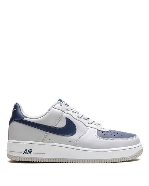 Nike Blue Air Force 1 "neutral Grey/midnight Navy" Sneakers