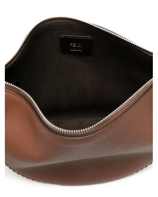 Fendi Brown Small Melon Messenger Bag for men