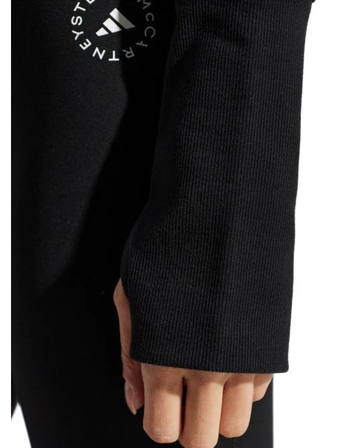 Adidas By Stella McCartney Black Sweat À Manches Longues
