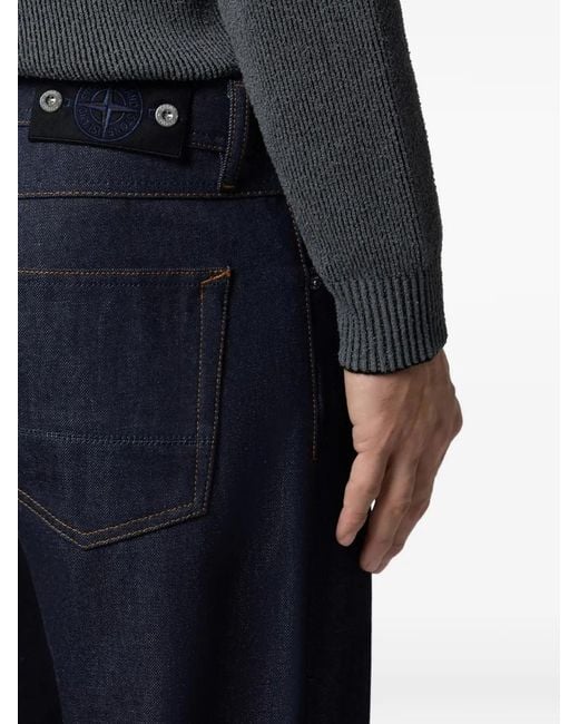 Vaqueros Stone Island de hombre de color Blue