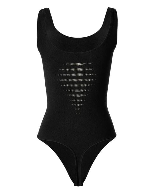Wolford Body Met Slash String in het Black