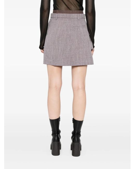BLAKLACE Purple Cargo Skirt