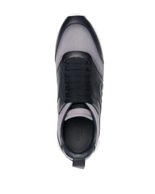 Giorgio Armani Blue Closed Trainers for men