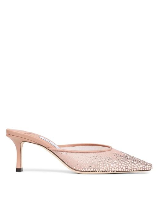 Mules À Ornements En Cristal 65 Mm Jimmy Choo en coloris Pink