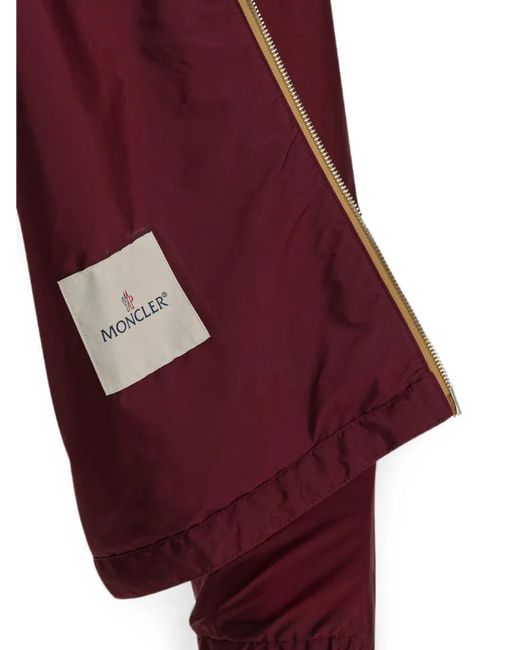 Veste À Patch Logo Moncler pour homme en coloris Red