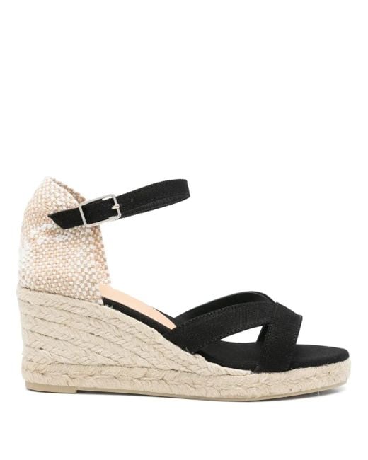 Castaner 70mm Bruna Espadrilles Black