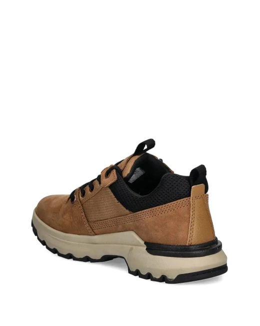 Caterpillar Brown Colorado Leather Sneakers for men