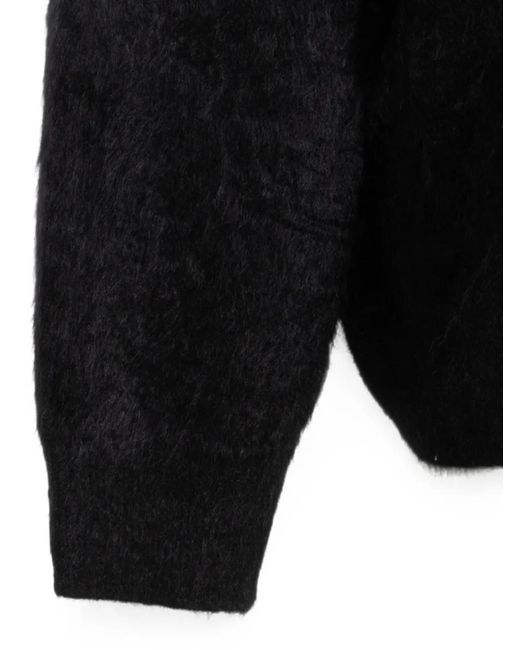 Thom Krom Black High-Neck Cashmere Sweater