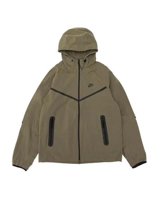Chaqueta De Tejido Técnico Nike de hombre de color Green