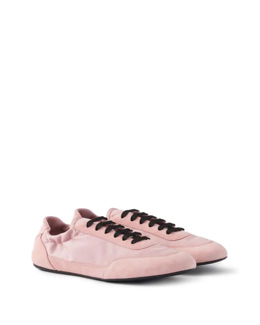 Baskets Collapse Prada en coloris Pink