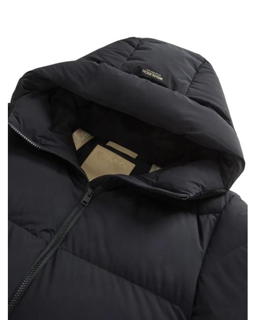 Plumífero Con Capucha Woolrich de color Blue